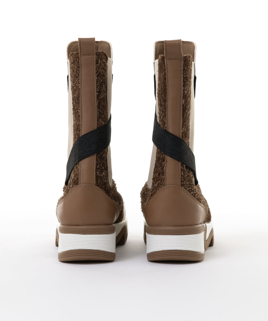 ETEL Coffee High Top Boot