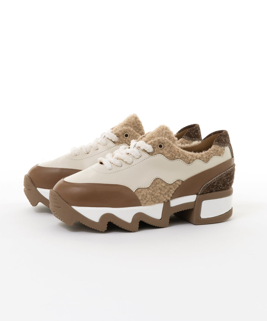 RAI Coffee Lace-up Sneaker