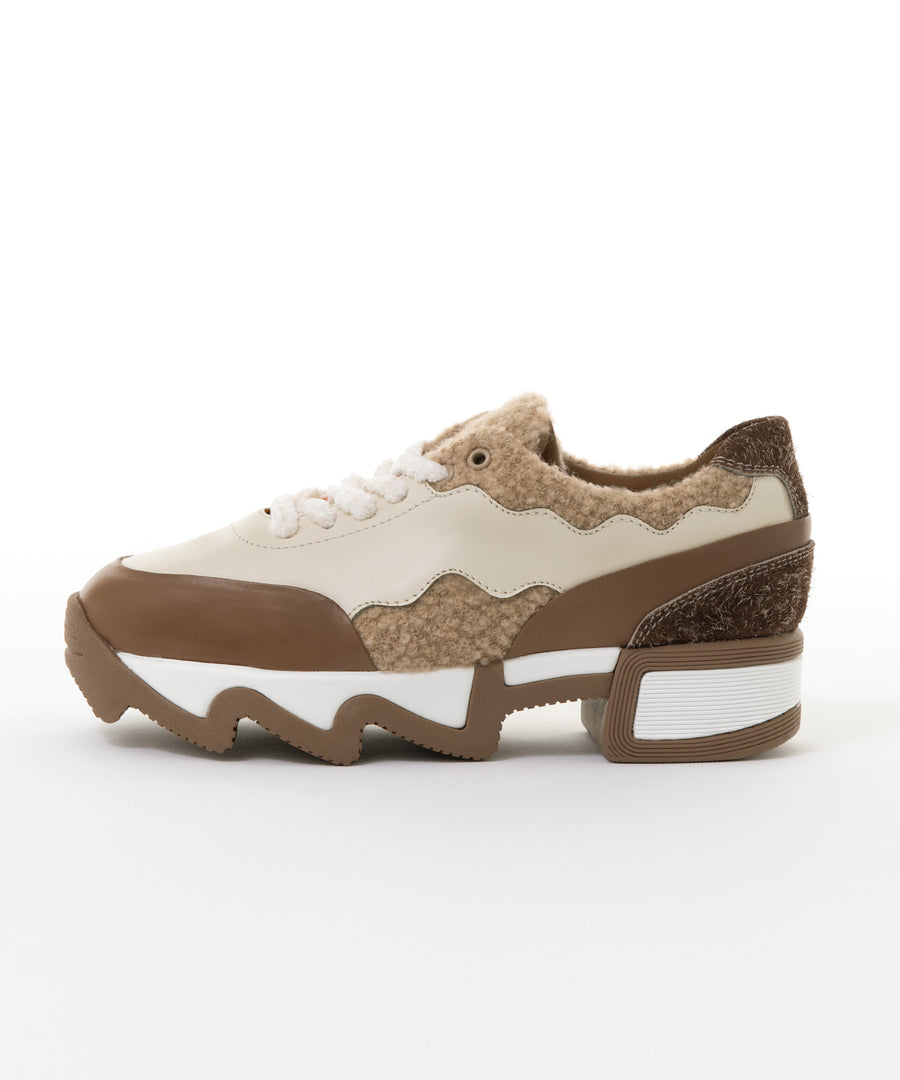 RAI Coffee Lace-up Sneaker