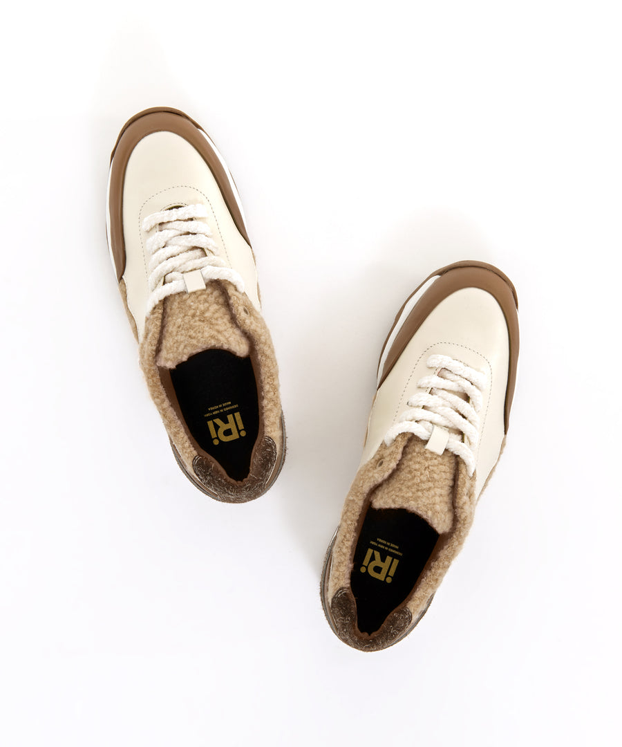 RAI Coffee Lace-up Sneaker