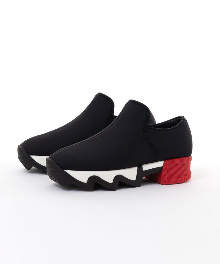 WES Black Red Low Top Sneaker