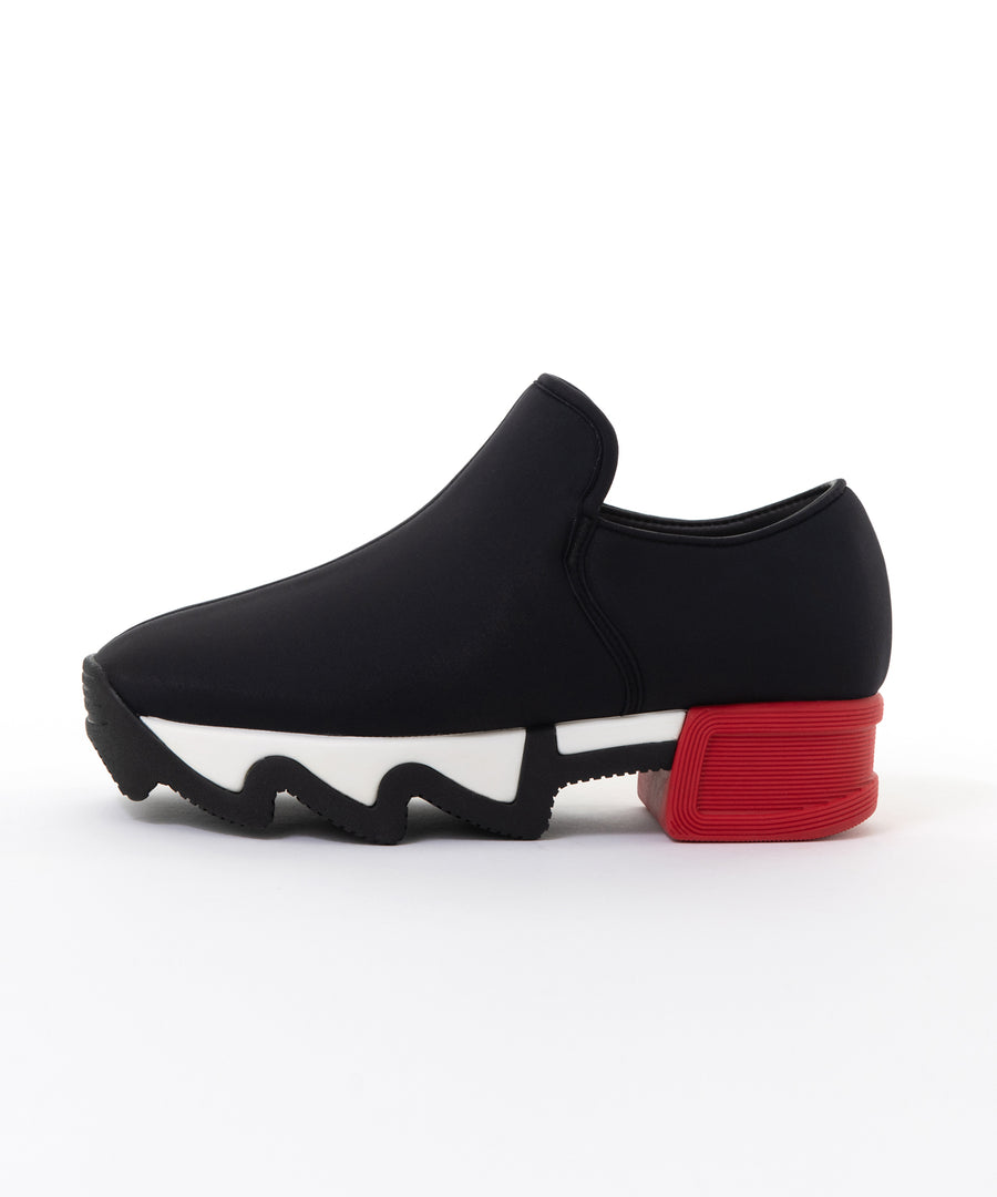 WES Black Red Low Top Sneaker