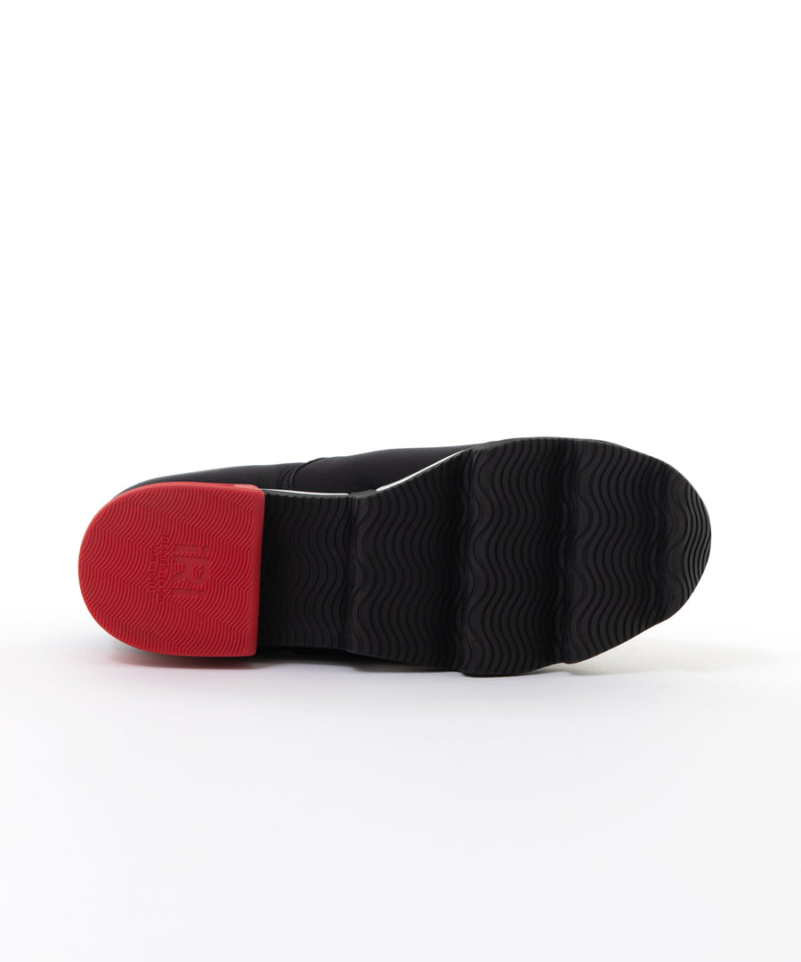 WES Black Red Low Top Sneaker