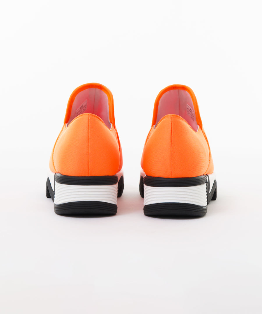 WES Neon Orange Low Top Sneaker with renewed fit and material