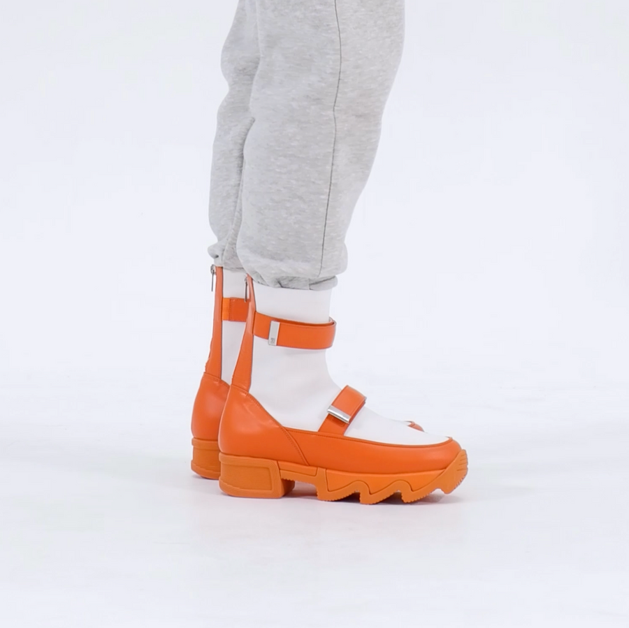 iRi Orange VES High Top Sneaker